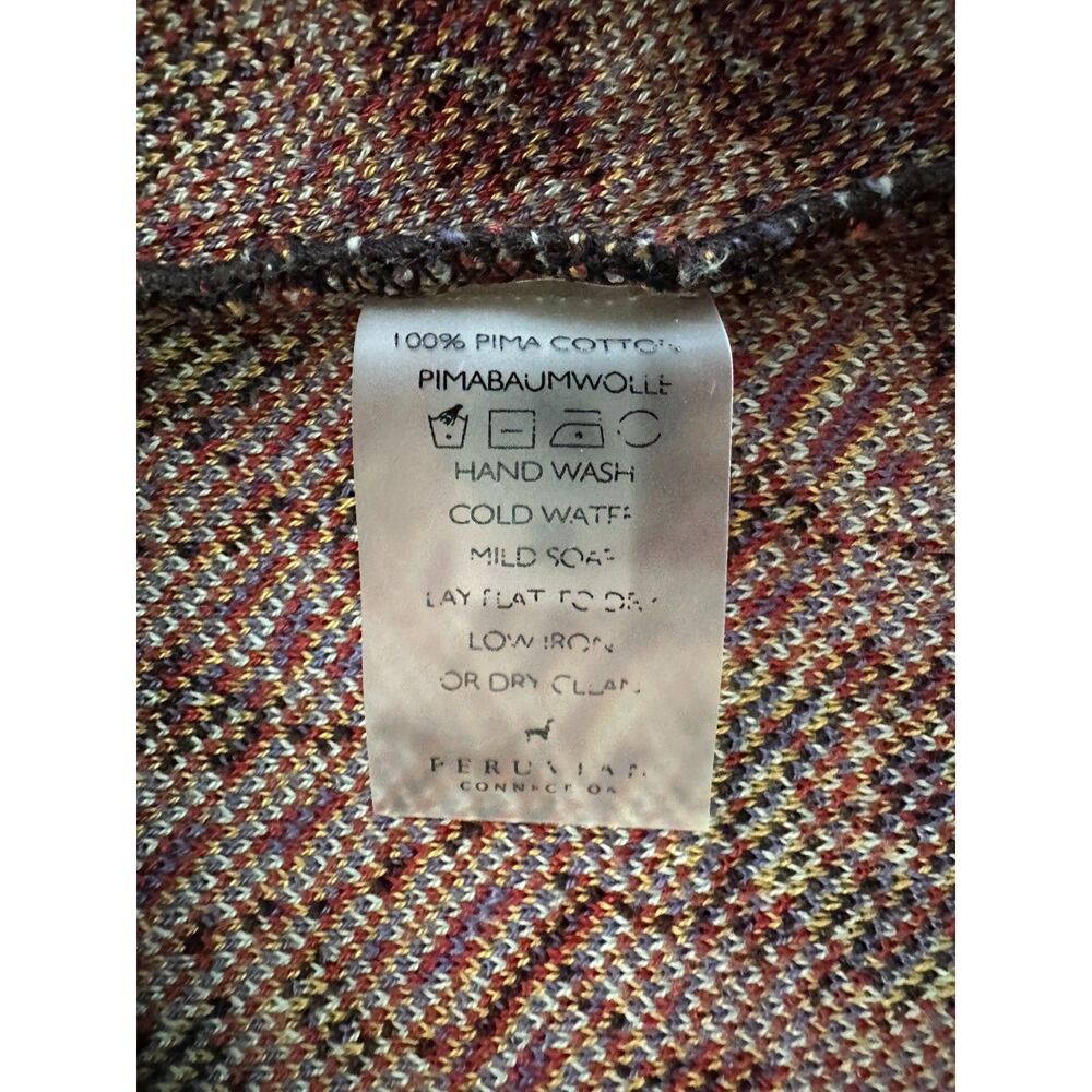Peruvian Connection Kashmiri Knit Jacket Blazer Large - Picture 6 of 8